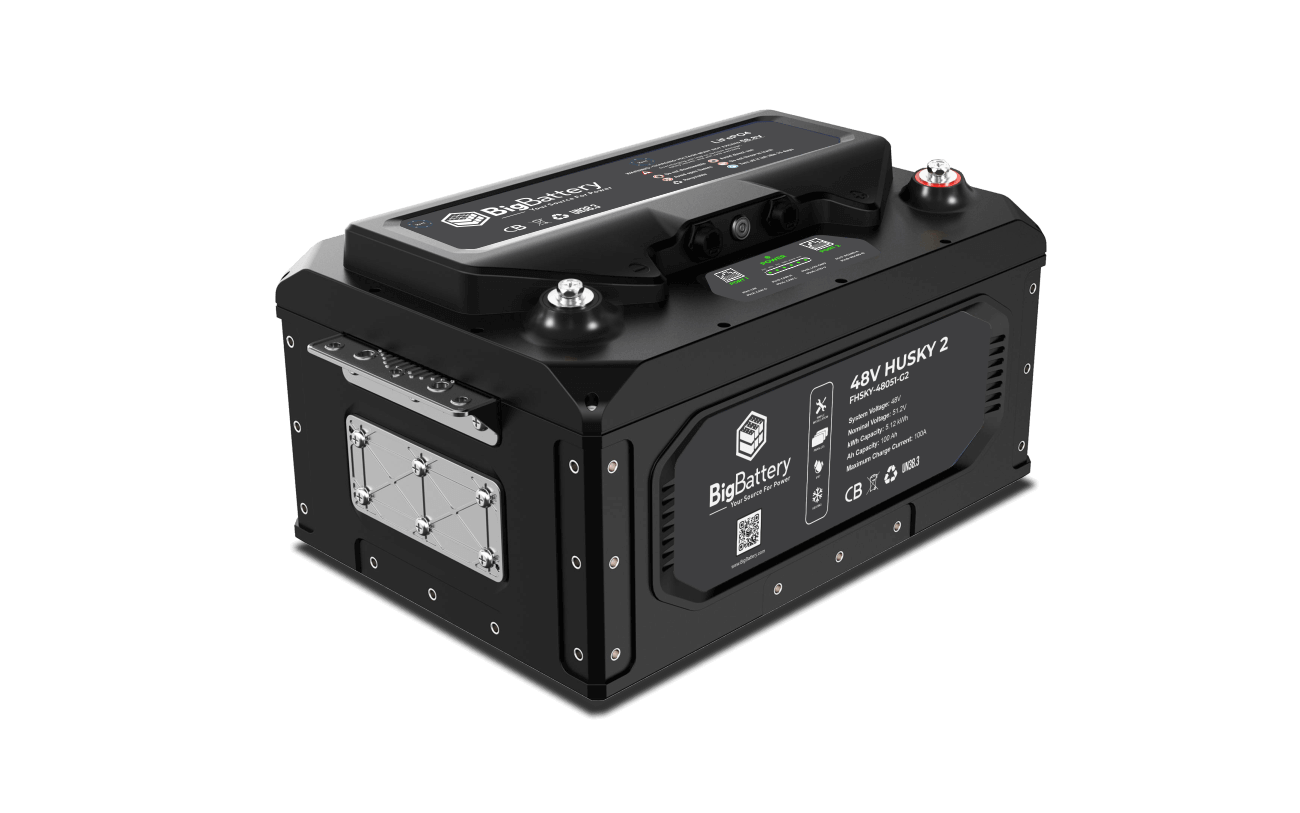 48V HUSKY 2 – LiFePO4 – 100Ah – 5.12kWh